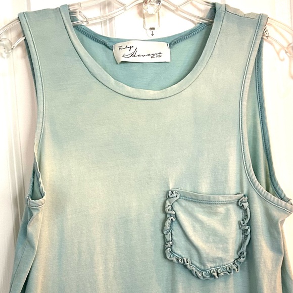 Vintage Havana Ruffle Hem Tank Top - Picture 2 of 5